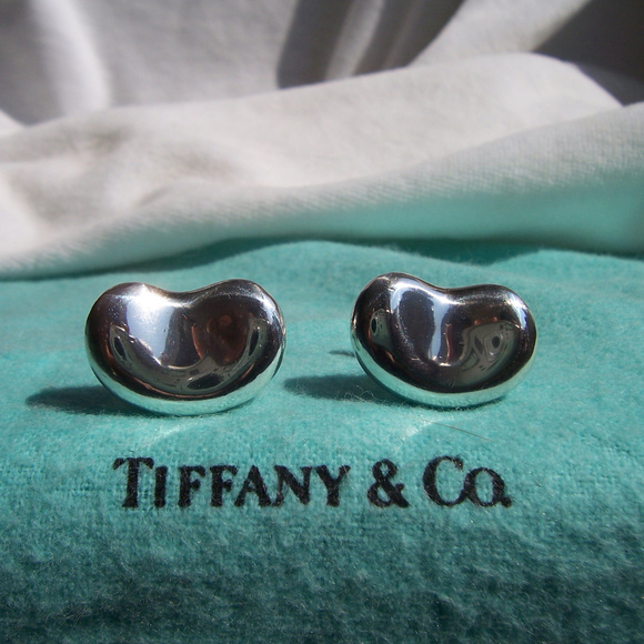 Tiffany & Co. Elsa Peretti Bean Cuff Links